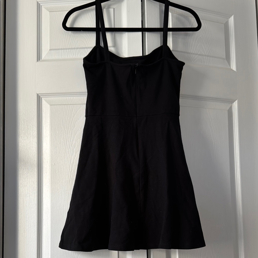 Nasty Gal Little Black Skater Dress Medium